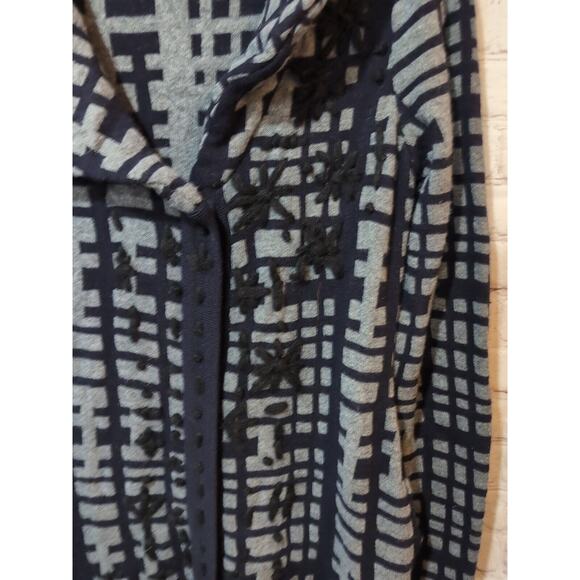 Charlie & Robin Anthropologie Midi Tunic Length Cardigan Sweater Coat Medium - Picture 5 of 13